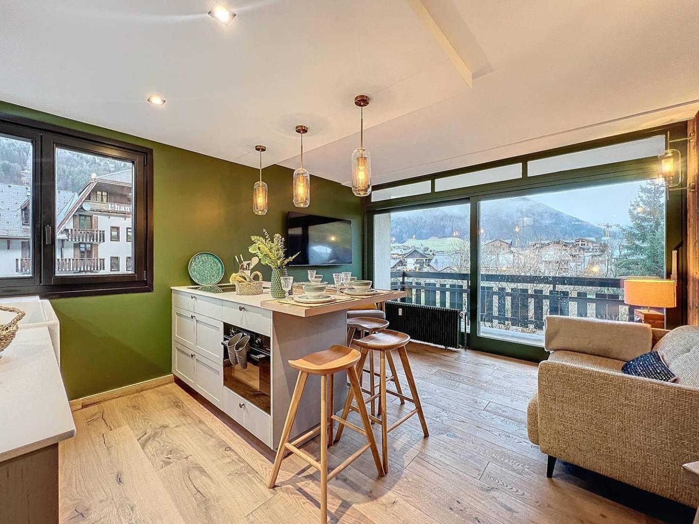 Schuss B8 Appartement Morzine Buitenkant foto