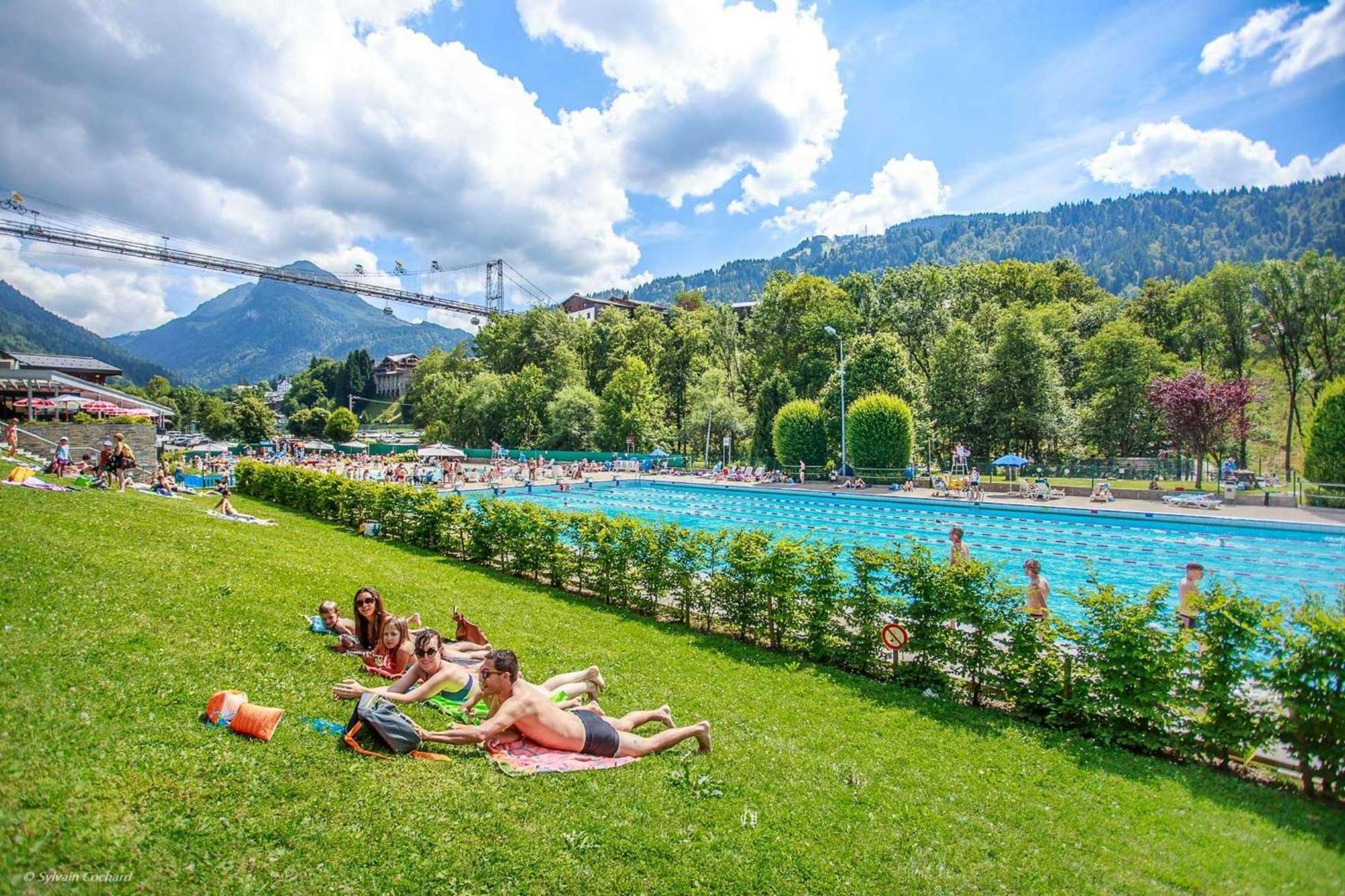 Schuss B8 Appartement Morzine Buitenkant foto
